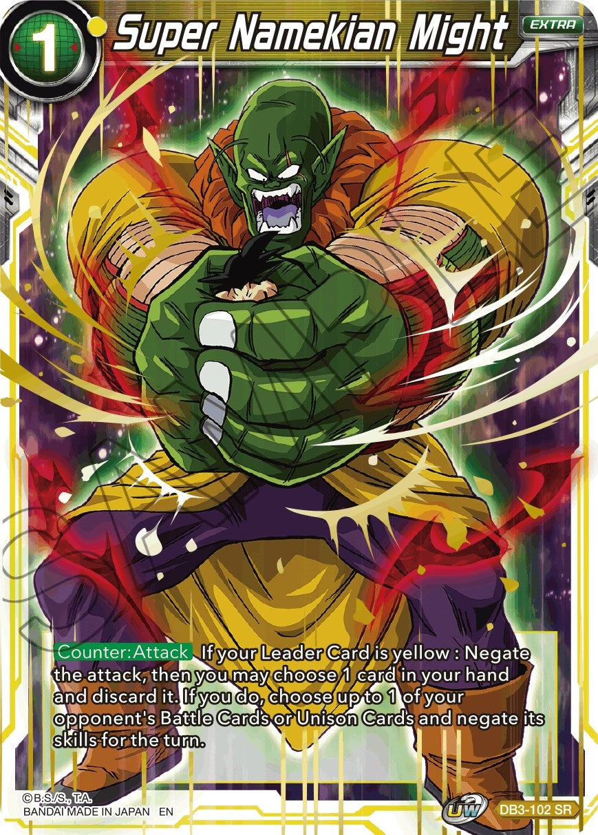 Image for Super Namekian Might (Draft Box 06 - Giant Force) (DB3-102) - Dragon Ball Super: Masters