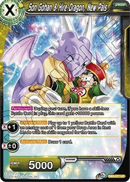 Image for Son Gohan & Hire-Dragon, New Pals (Draft Box 06 - Giant Force) (DB3-077) - Dragon Ball Super: Masters
