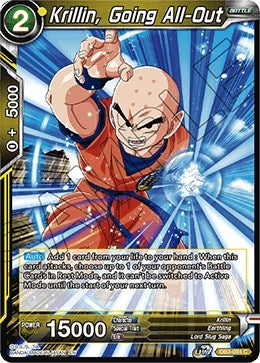 Image for Krillin, Going All-Out (Draft Box 06 - Giant Force) (DB3-084) - Dragon Ball Super: Masters