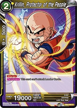Image for Krillin, Protector of the People (Draft Box 06 - Giant Force) (DB3-085) - Dragon Ball Super: Masters
