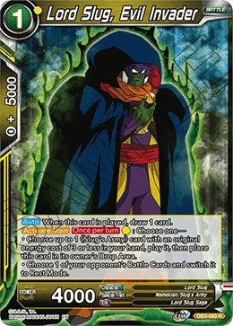 Image for Lord Slug, Evil Invader (Draft Box 06 - Giant Force) (DB3-093) - Dragon Ball Super: Masters