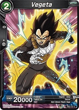 Image for Vegeta (Draft Box 06 - Giant Force) (DB3-107) - Dragon Ball Super: Masters