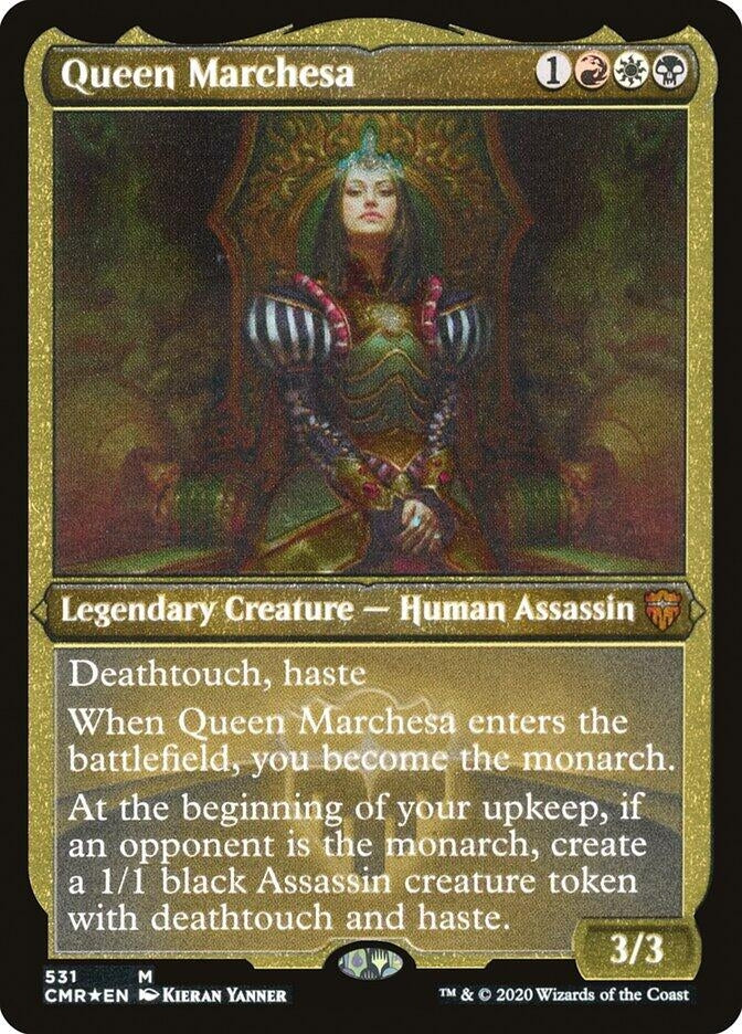 Image for Queen Marchesa (Foil Etched) (Commander Legends) (531) - Magic: The Gathering