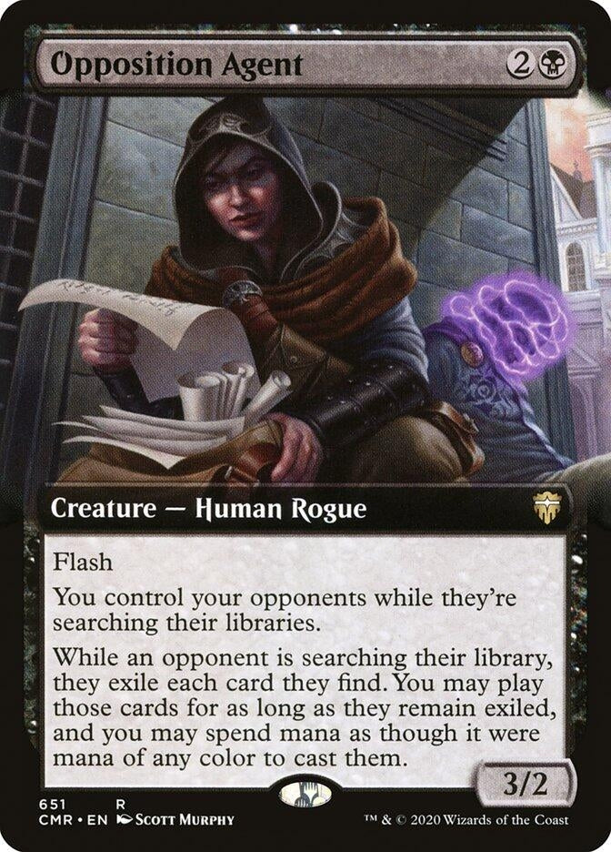 Image for Opposition Agent (Extended Art) (Commander Legends) (651) - Magic: The Gathering
