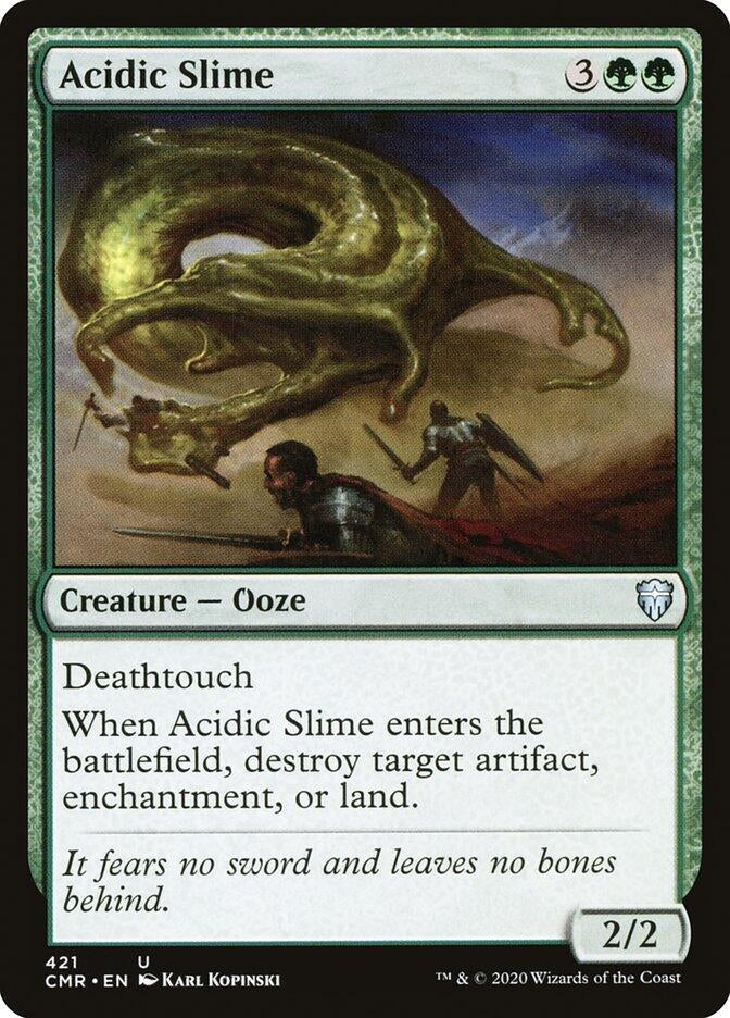 Image for Acidic Slime (Commander Legends) (421) - Magic: The Gathering