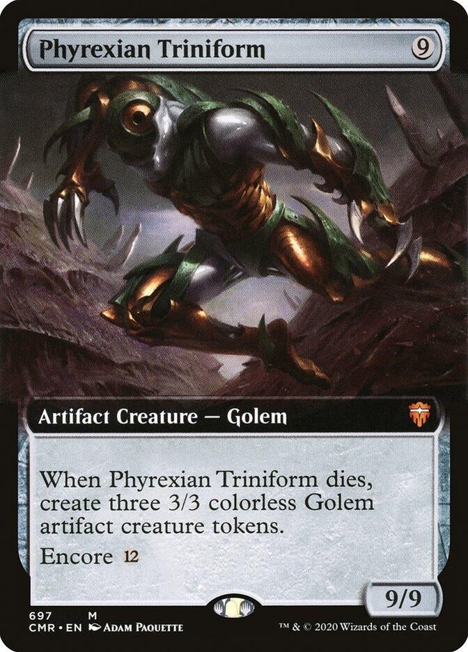 Image for Phyrexian Triniform (Extended Art) (Commander Legends) (697) - Magic: The Gathering