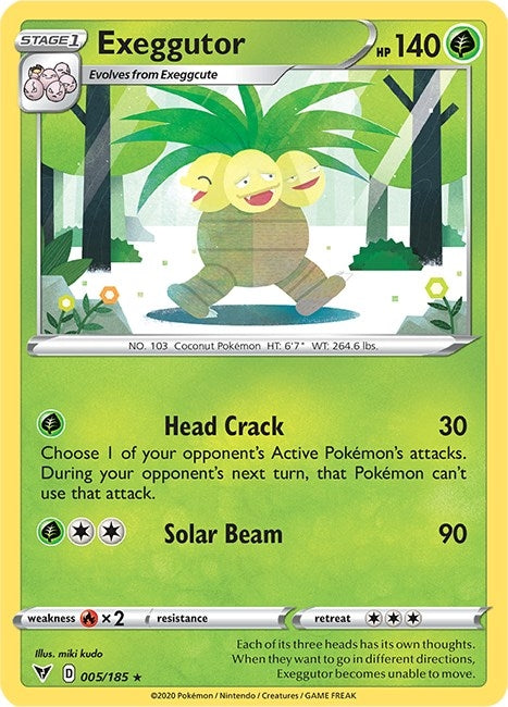 Image for Exeggutor (SWSH04: Vivid Voltage) (005/185) - Pokemon