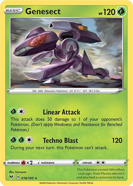 Image for Genesect (SWSH04: Vivid Voltage) (016/185) - Pokemon
