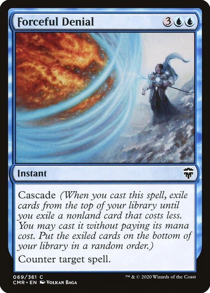 Image for Forceful Denial (Commander Legends) (69) - Magic: The Gathering