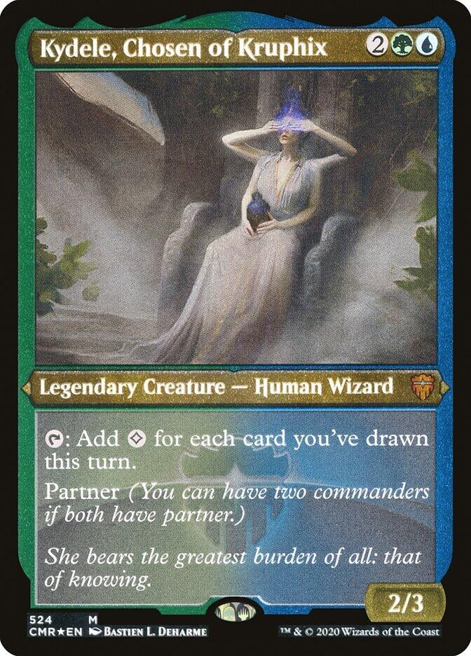 Image for Kydele, Chosen of Kruphix (Foil Etched) (Commander Legends) (524) - Magic: The Gathering