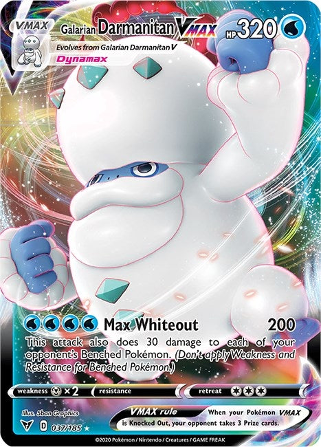 Image for Galarian Darmanitan VMAX (SWSH04: Vivid Voltage) (037/185) - Pokemon