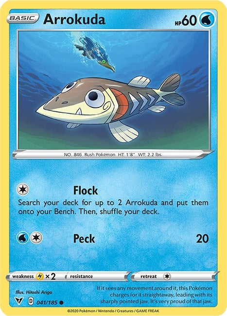 Image for Arrokuda (SWSH04: Vivid Voltage) (041/185) - Pokemon