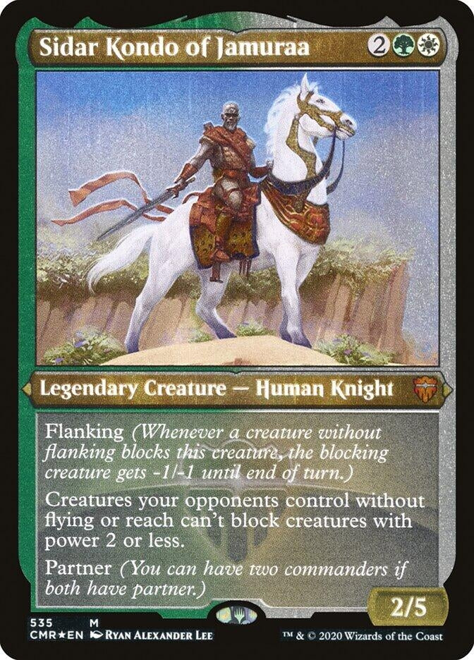 Image for Sidar Kondo of Jamuraa (Foil Etched) (Commander Legends) (535) - Magic: The Gathering