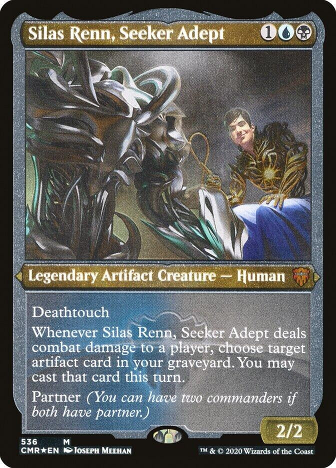 Image for Silas Renn, Seeker Adept (Foil Etched) (Commander Legends) (536) - Magic: The Gathering