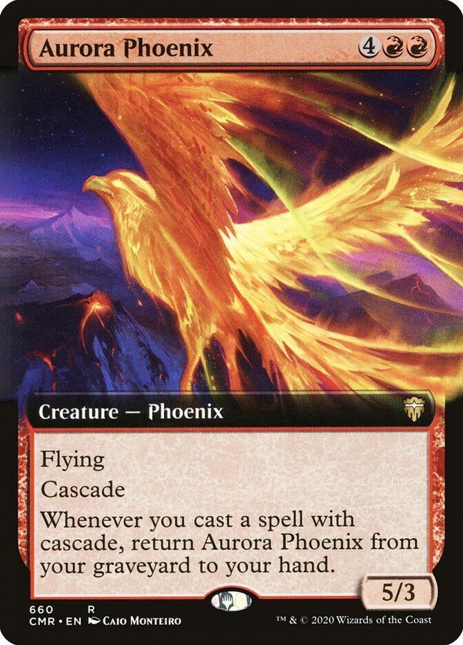 Image for Aurora Phoenix (Extended Art) (Commander Legends) (660) - Magic: The Gathering