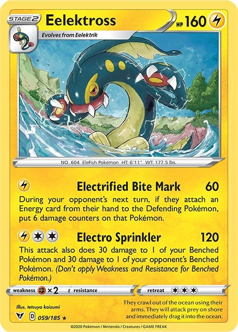 Image for Eelektross (SWSH04: Vivid Voltage) (059/185) - Pokemon
