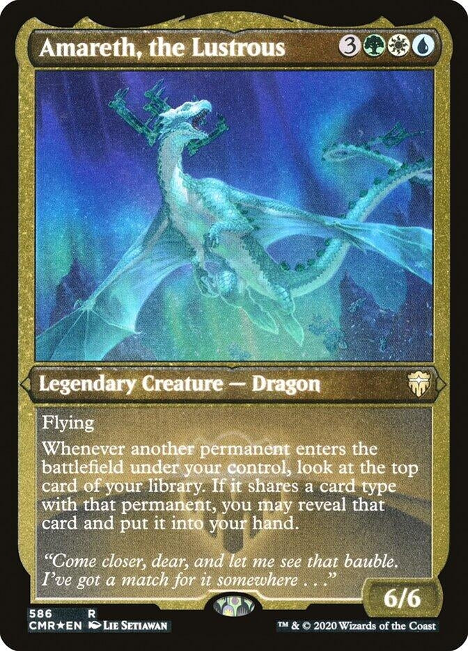 Image for Amareth, the Lustrous (Foil Etched) (Commander Legends) (586) - Magic: The Gathering
