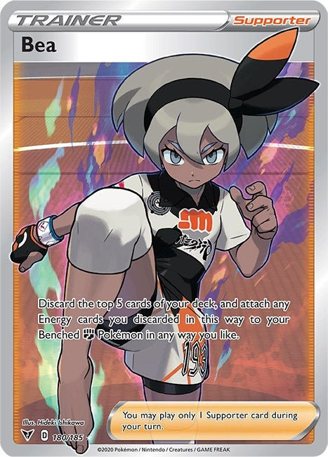 Image for Bea (Full Art) (SWSH04: Vivid Voltage) (180/185) - Pokemon