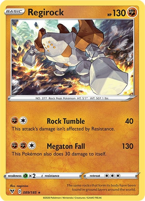 Image for Regirock (SWSH04: Vivid Voltage) (089/185) - Pokemon