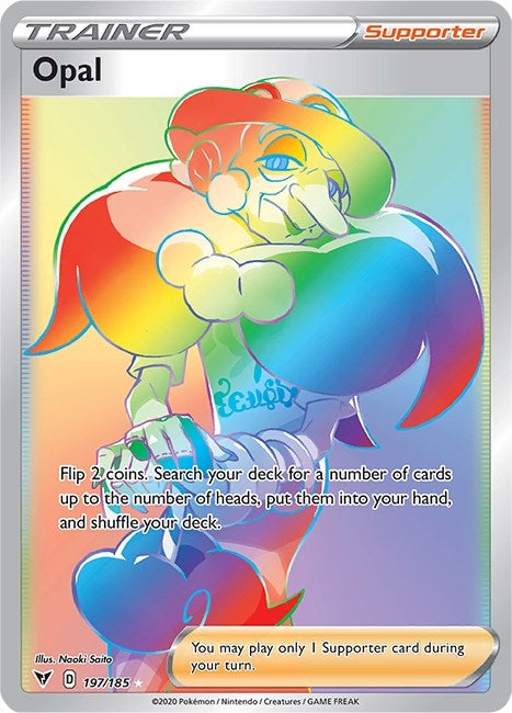 Image for Opal (Secret) (SWSH04: Vivid Voltage) (197/185) - Pokemon