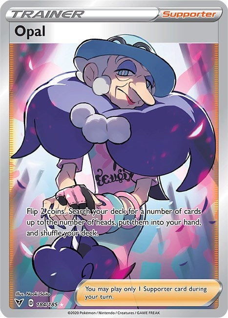 Image for Opal (Full Art) (SWSH04: Vivid Voltage) (184/185) - Pokemon