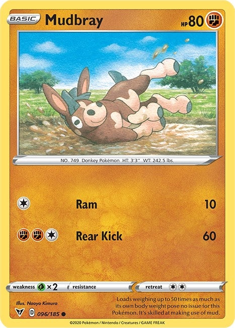 Image for Mudbray (SWSH04: Vivid Voltage) (096/185) - Pokemon