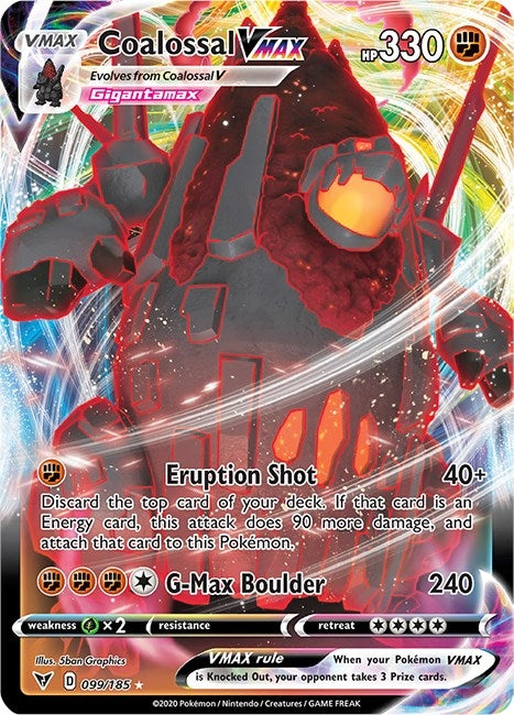 Image for Coalossal VMAX (SWSH04: Vivid Voltage) (099/185) - Pokemon