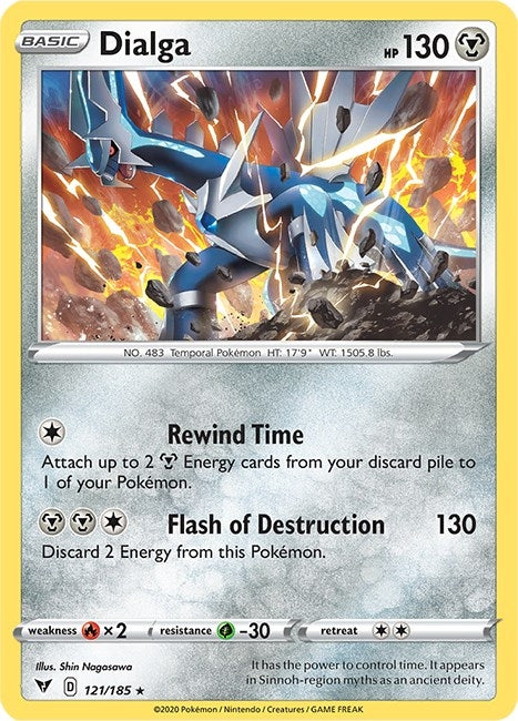 Image for Dialga (SWSH04: Vivid Voltage) (121/185) - Pokemon