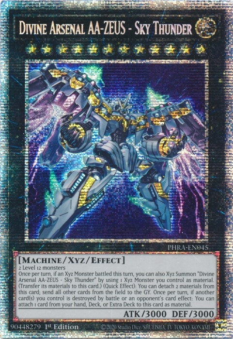 Image for Divine Arsenal AA-ZEUS - Sky Thunder (Starlight Rare) (Phantom Rage) (PHRA-EN045) - YuGiOh