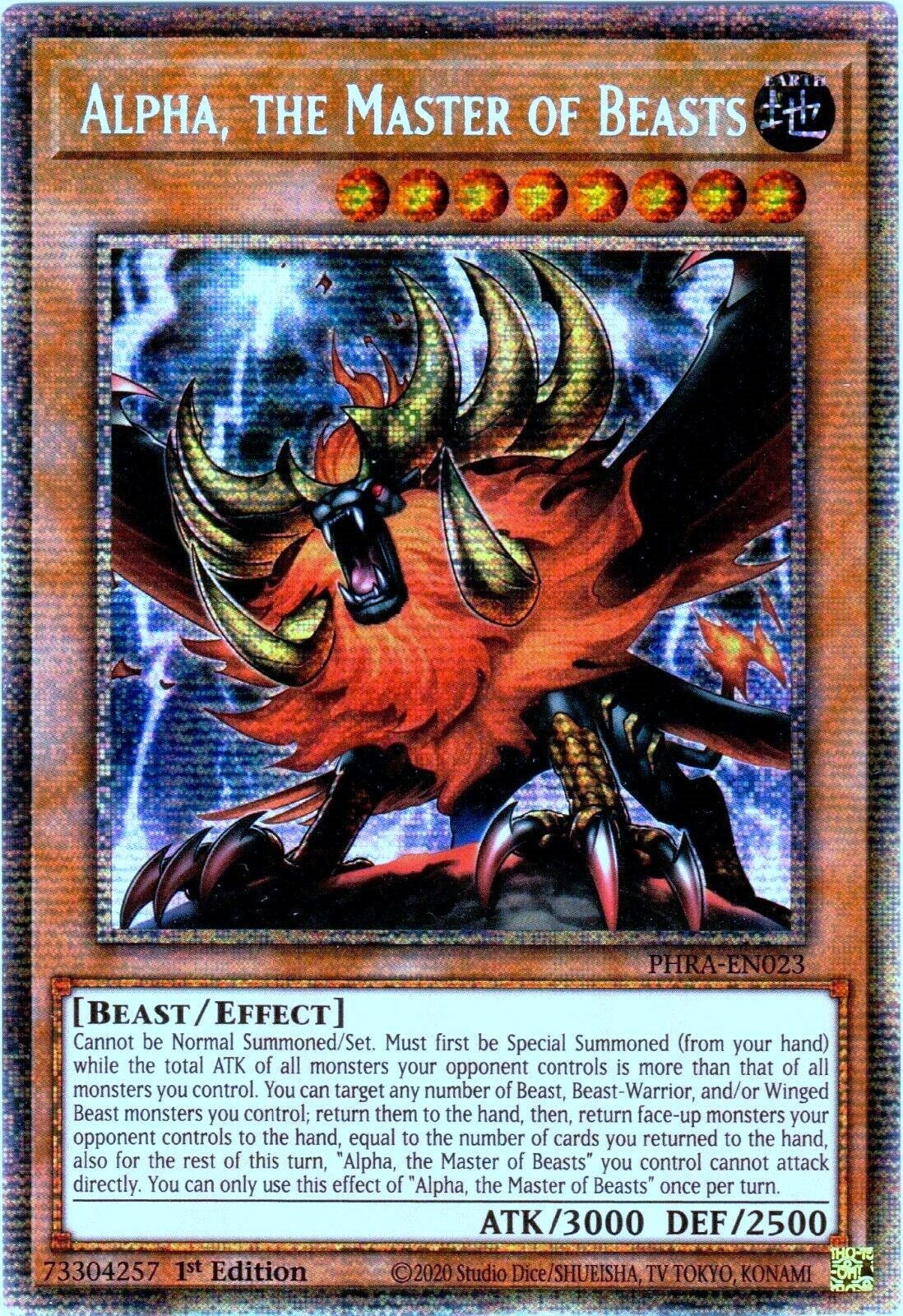 Image for Alpha, the Master of Beasts (Starlight Rare) (Phantom Rage) (PHRA-EN023) - YuGiOh