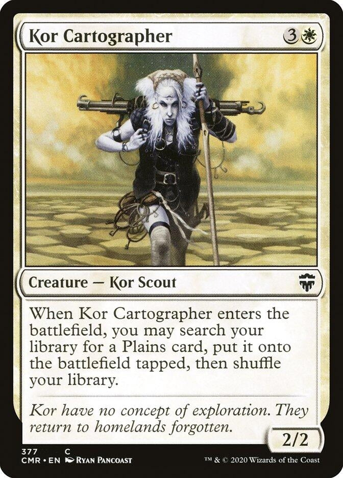 Image for Kor Cartographer (377) (Commander Legends) (377) - Magic: The Gathering