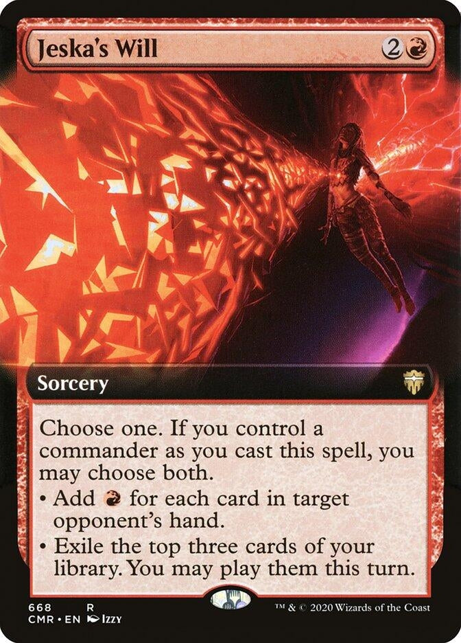 Image for Jeska's Will (Extended Art) (Commander Legends) (668) - Magic: The Gathering