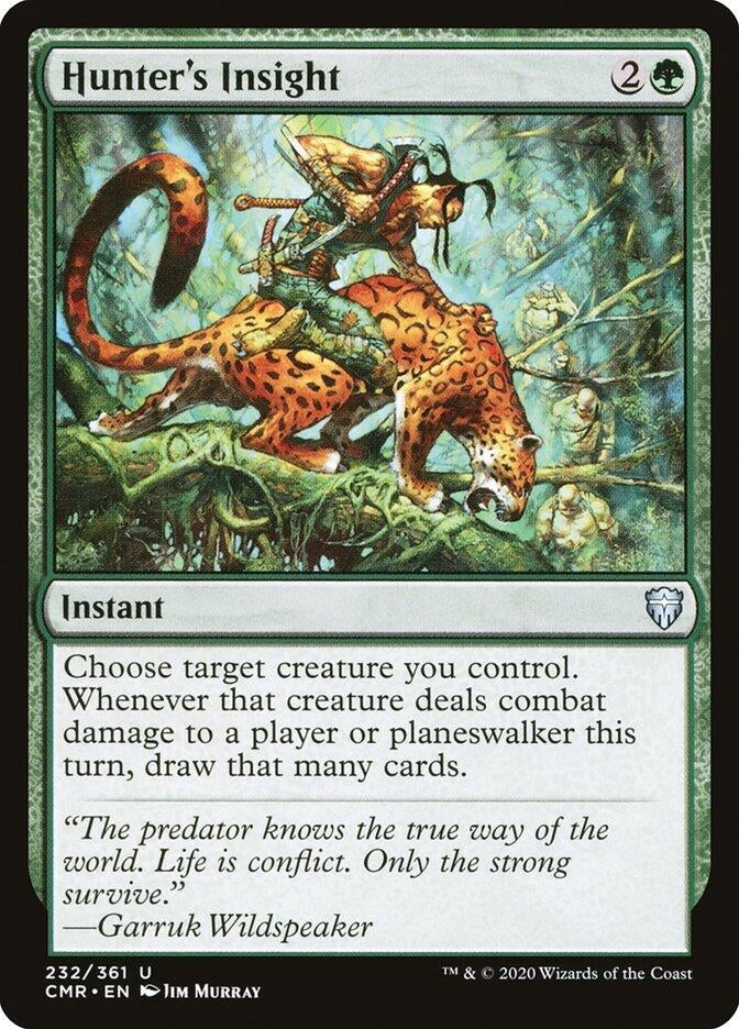 Image for Hunter's Insight (Commander Legends) (232) - Magic: The Gathering