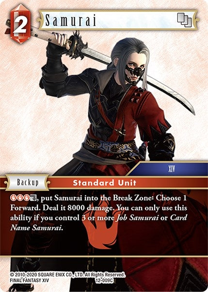Image for Samurai (Opus XII) (12-009C) - Final Fantasy TCG