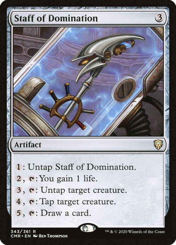 Image for Staff of Domination (Commander Legends) (343) - Magic: The Gathering