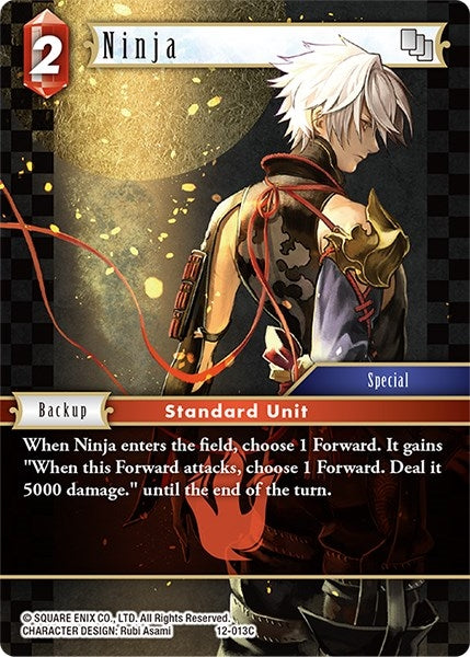 Image for Ninja (Special) (Opus XII) (12-013C) - Final Fantasy TCG