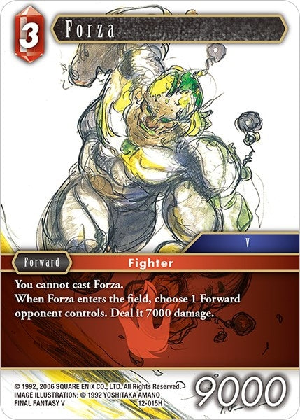 Image for Forza (Opus XII) (12-015H) - Final Fantasy TCG