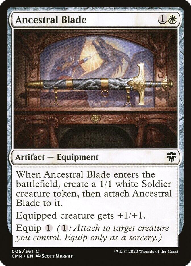 Image for Ancestral Blade (Commander Legends) (5) - Magic: The Gathering