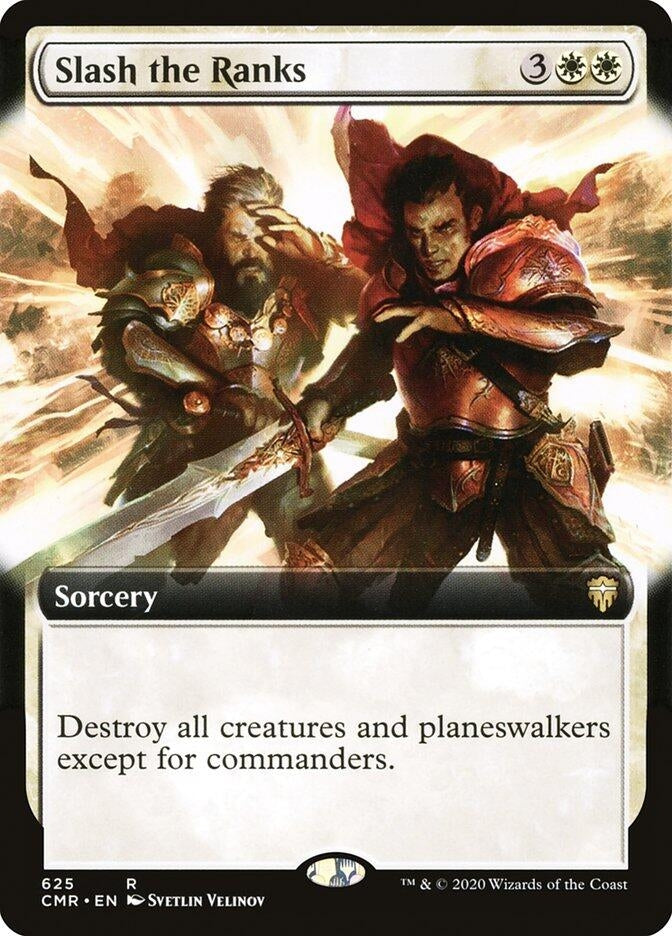 Image for Slash the Ranks (Extended Art) (Commander Legends) (625) - Magic: The Gathering