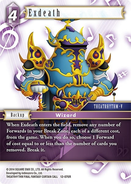 Image for Exdeath (Opus XII) (12-076R) - Final Fantasy TCG
