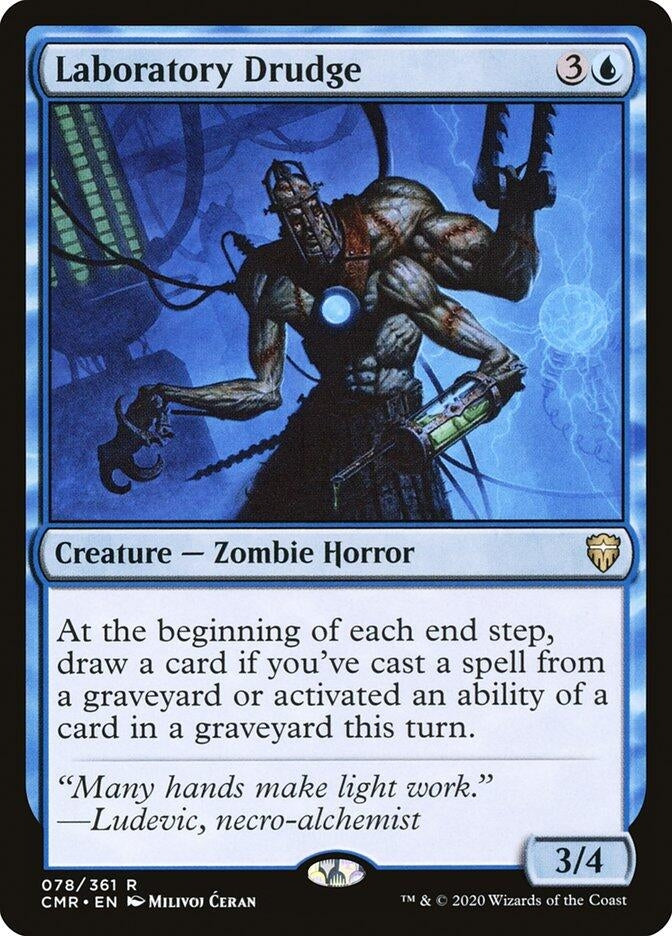 Image for Laboratory Drudge (Commander Legends) (78) - Magic: The Gathering
