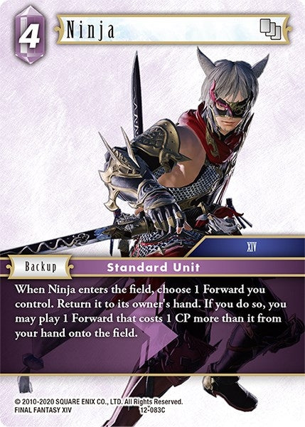 Image for Ninja (XIV) (Opus XII) (12-083C) - Final Fantasy TCG