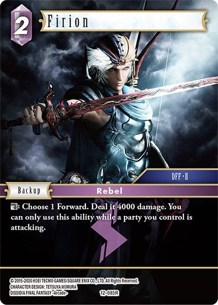 Image for Firion (Opus XII) (12-085R) - Final Fantasy TCG
