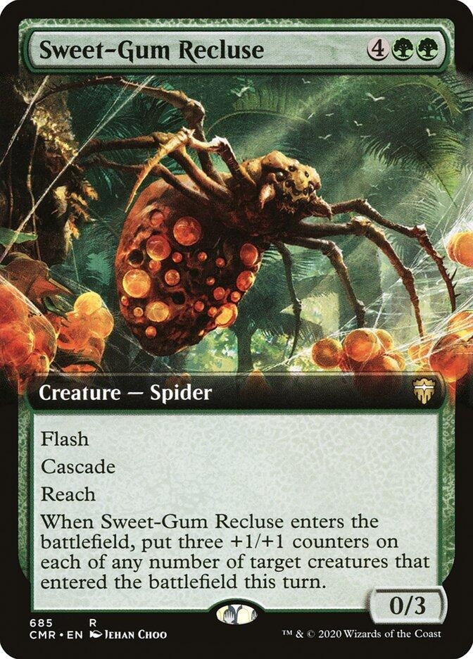 Image for Sweet-Gum Recluse (Extended Art) (Commander Legends) (685) - Magic: The Gathering