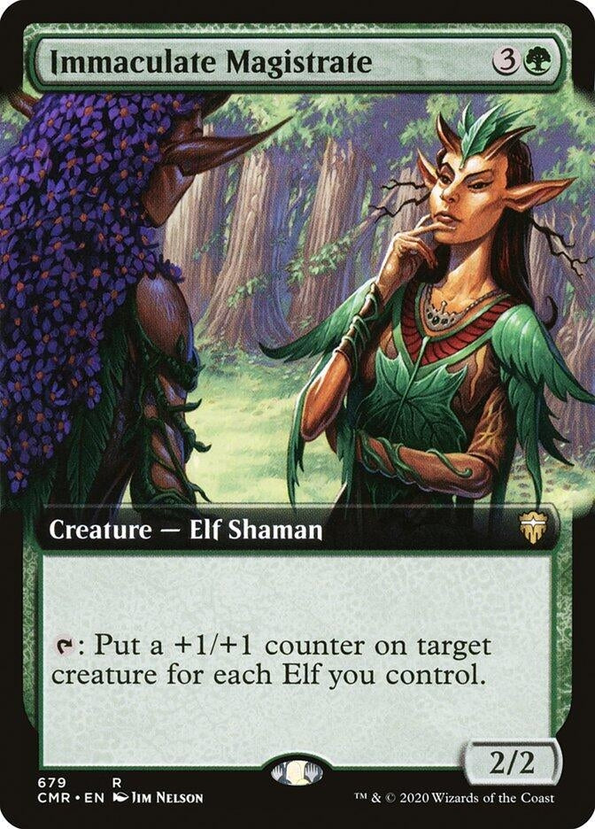 Image for Immaculate Magistrate (Extended Art) (Commander Legends) (679) - Magic: The Gathering