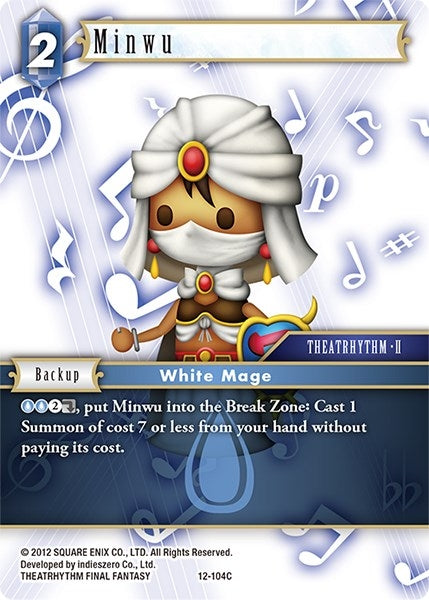 Image for Minwu (Opus XII) (12-104C) - Final Fantasy TCG