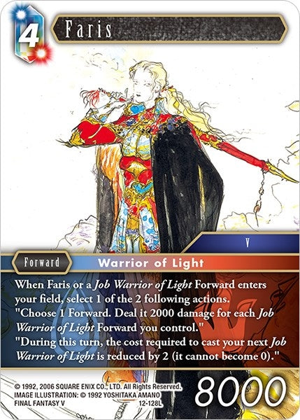 Image for Faris (Opus XII) (12-128L) - Final Fantasy TCG