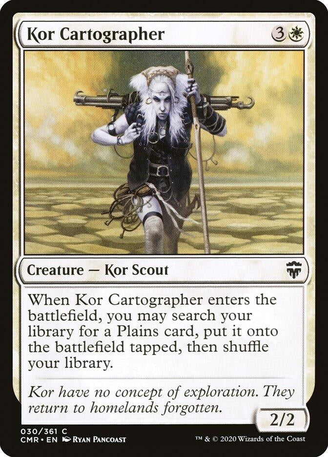 Image for Kor Cartographer (30) (Commander Legends) (30) - Magic: The Gathering