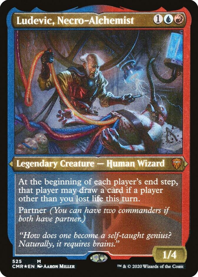 Image for Ludevic, Necro-Alchemist (Foil Etched) (Commander Legends) (525) - Magic: The Gathering