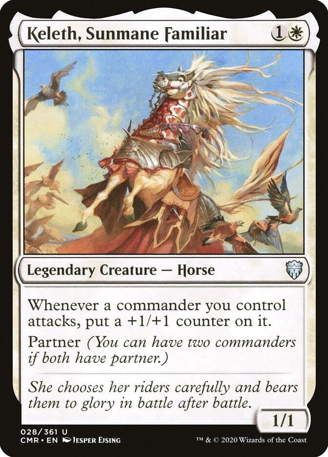Image for Keleth, Sunmane Familiar (Commander Legends) (28) - Magic: The Gathering